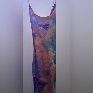 Cotton Candy fitted dress💓💙. Very stretchy.